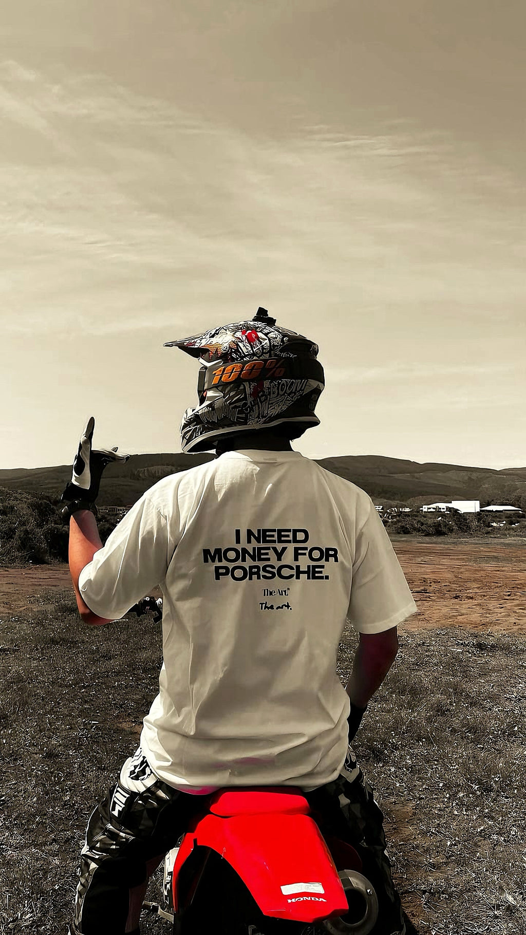 I NEED MONEY FOR PORSCHE TEE – THE ART